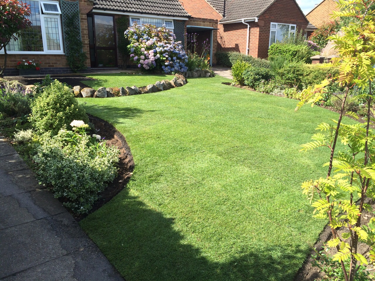 Lawn Project AstonOnTrent, Derbyshire Matts Landscape Solutions